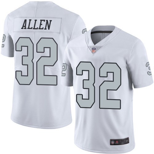 Men Oakland Raiders Limited White Marcus Allen Jersey NFL Football #32 Rush Vapor Untouchable Jersey->oakland raiders->NFL Jersey